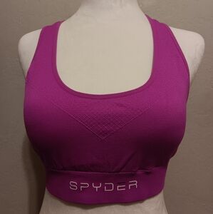 Spyder Active Women Sport Bra Athletic SzXL Magenta